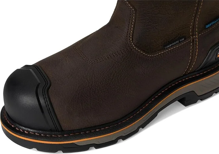 Ariat Stump Jumper Pull-On BOA Waterproof Composite Toe Work Boot Cowboy Boots Iron Coffee : 9 D - Medium, Leather - Image 2