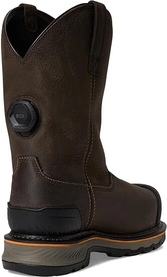 Ariat Stump Jumper Pull-On BOA Waterproof Composite Toe Work Boot Cowboy Boots Iron Coffee : 9 D - Medium, Leather - Image 4