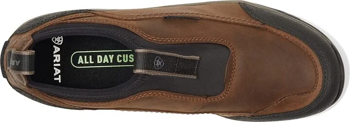 Ariat Terrain Ease Waterproof Men's Shoes Oily Distressed Brown : 8.5 D - Medium, Leather - Image 2