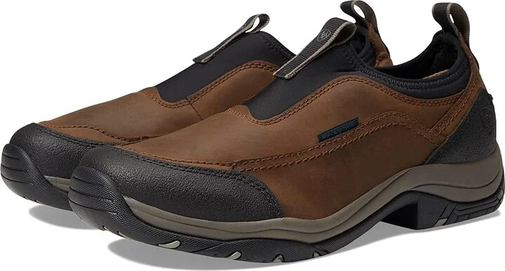 Ariat Terrain Ease Waterproof Men's Shoes Oily Distressed Brown : 8.5 D - Medium, Leather