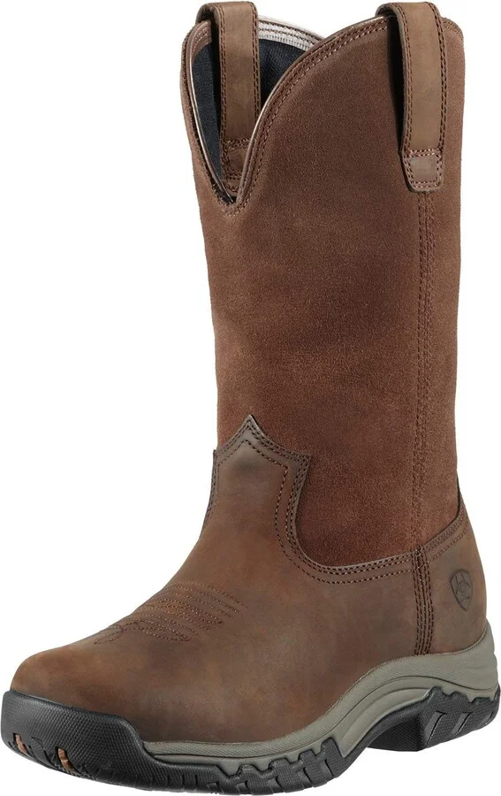 Ariat Terrain Pull-On Waterproof Boots - Women’s Western Leather Work Boot