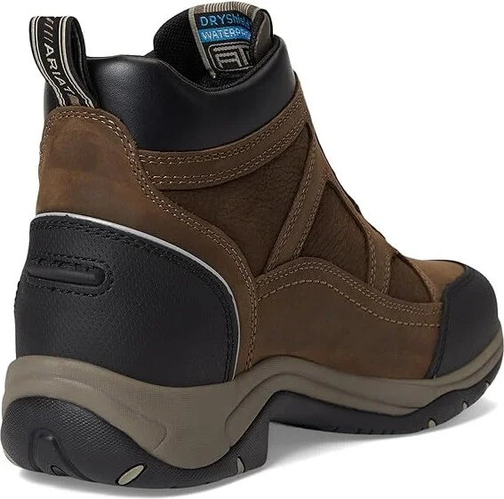 Ariat Terrain Zip Waterproof Women's Boots Cowboy Women's Boots Palm Brown : 6 B - Medium, Leather - Image 4