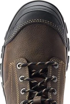 Ariat Treadfast 8 Waterproof Work Boot Men's Boots Dark Brown : 7.5 D - Medium, Leather - Image 2