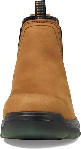 Ariat Turbo Chelsea Waterproof Carbon Toe EH Men's Work Pull-on Boots Aged Bark : 7.5 D - Medium, Leather - Image 3
