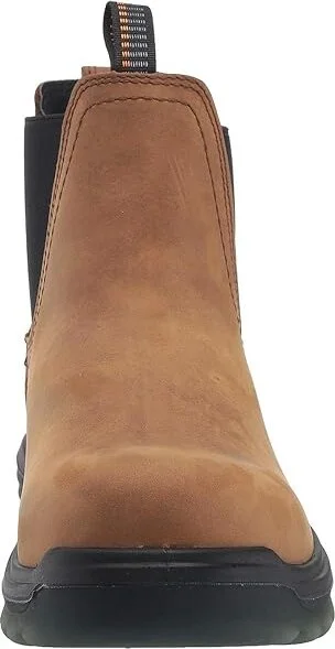 Ariat Turbo Chelsea Waterproof Carbon Toe EH Men's Work Pull-on Boots Aged Bark : 7.5 D - Medium, Leather - Image 6