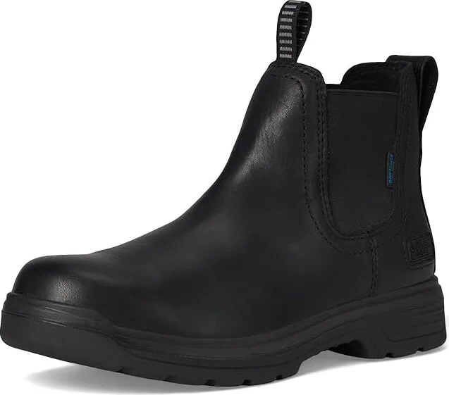 Ariat Turbo Chelsea Waterproof Work Boots Cowboy Boots All Black : 10.5 D - Medium, Leather - Image 5