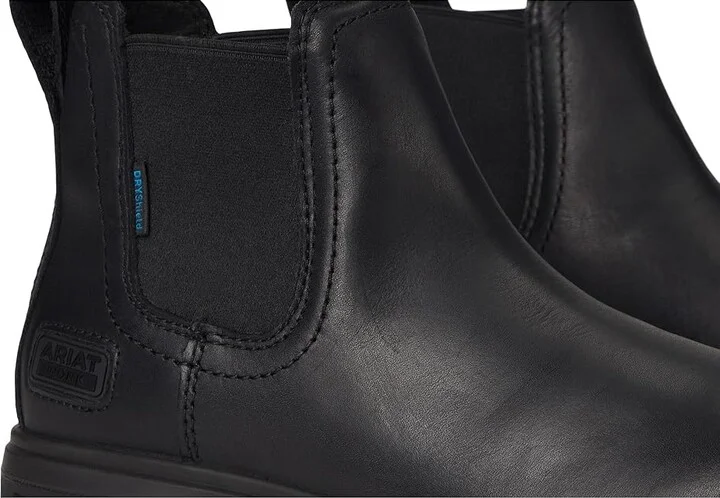 Ariat Turbo Chelsea Waterproof Work Boots Cowboy Boots All Black : 10.5 D - Medium, Leather - Image 7