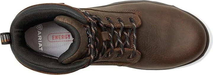 Ariat Turbo Duratread 6 Waterproof Carbon Toe Work Boots Cowboy Boots Dark Brown : 7.5 D - Medium, Leather - Image 2