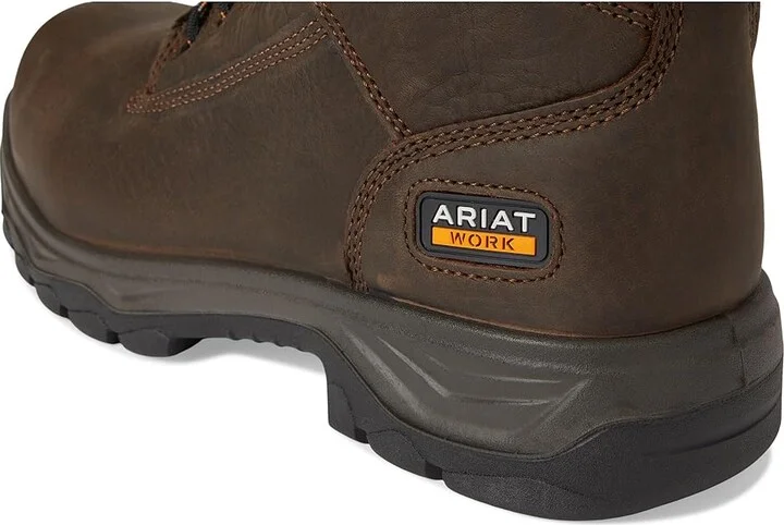 Ariat Turbo Duratread 6 Waterproof Carbon Toe Work Boots Cowboy Boots Dark Brown : 7.5 D - Medium, Leather - Image 7