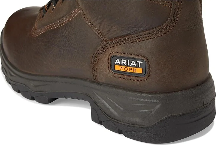 Ariat Turbo Duratread 6 Waterproof Work Boots Cowboy Boots Dark Brown : 11 D - Medium, Leather - Image 7