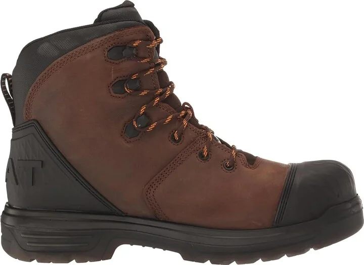 Ariat Turbo Outlaw 6 CSA Waterproof Carbon Toe Work Boots Men's Shoes Rich Brown : 6.5 D - Medium, Leather - Image 5