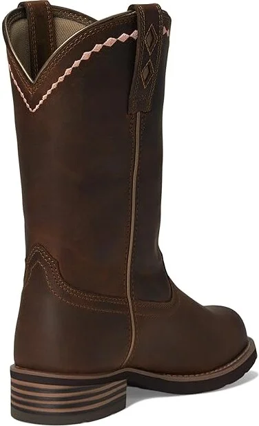 Ariat Unbridled Roper Cowboy Women's Boots Distressed Brown : 5.5 B - Medium, Leather - Image 5