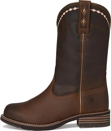 Ariat Unbridled Roper Cowboy Women's Boots Distressed Brown : 5.5 B - Medium, Leather - Image 7