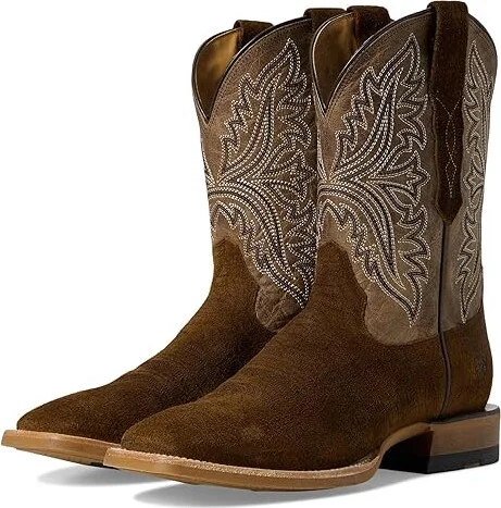 Ariat Walker Cowboy Boots Best Bronze Roughout : 10 M, Leather