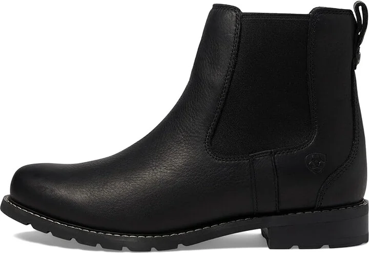 Ariat Wexford Waterproof Chelsea Boot Women's Pull-on Boots Black : 6 B - Medium, Leather - Image 6