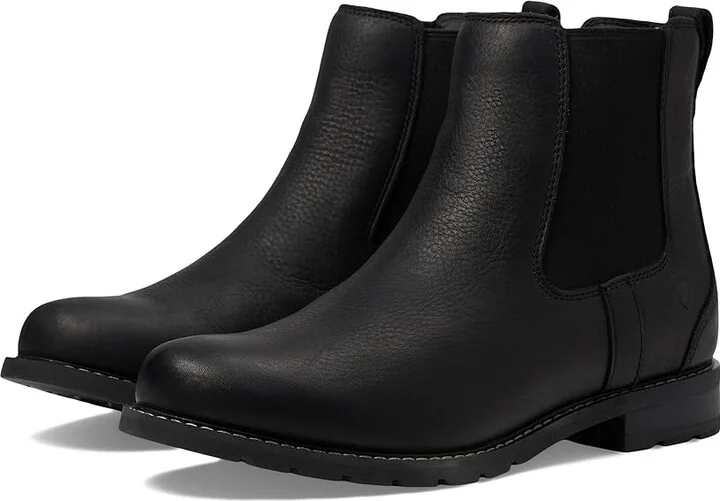 Ariat Wexford Waterproof Chelsea Boot Women's Pull-on Boots Black : 6 B - Medium, Leather