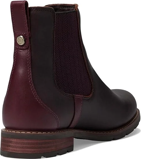Ariat Wexford Waterproof Chelsea Boot Women's Pull-on Boots Dark Brown : 5.5 B - Medium, Leather - Image 4