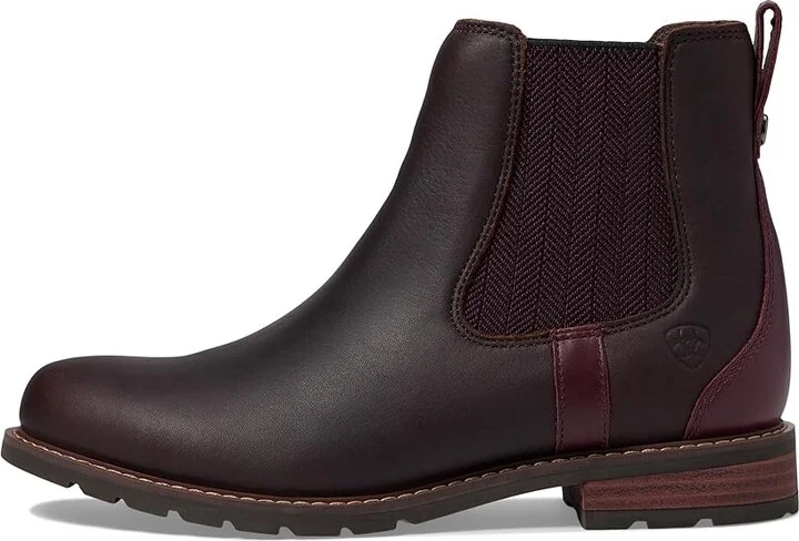 Ariat Wexford Waterproof Chelsea Boot Women's Pull-on Boots Dark Brown : 5.5 B - Medium, Leather - Image 5