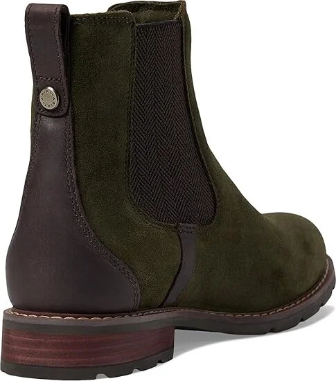 Ariat Wexford Waterproof Chelsea Boot Women's Pull-on Boots Olive : 6 B - Medium, Leather - Image 4