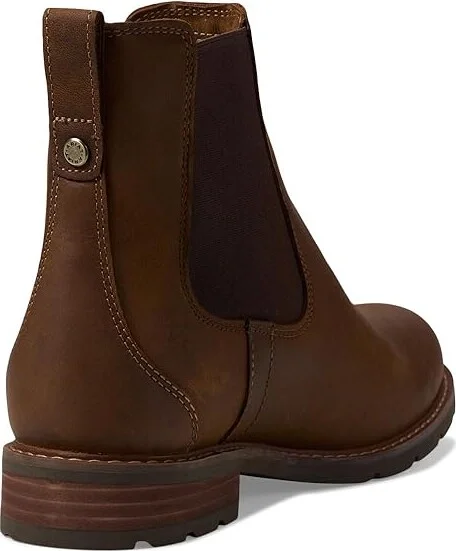 Ariat Wexford Waterproof Chelsea Boot Women's Pull-on Boots Weathered Brown : 5.5 B - Medium, Leather - Image 4