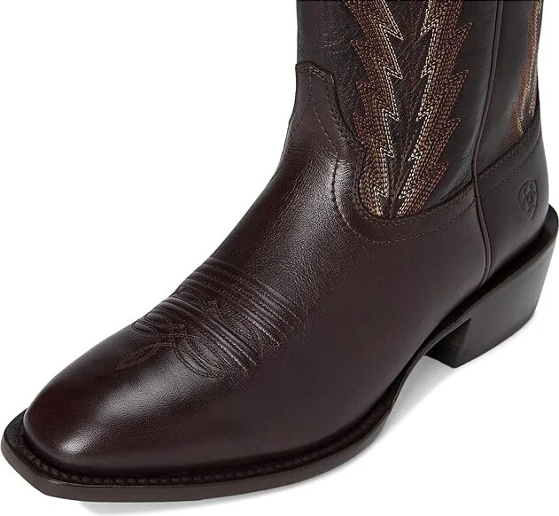 Ariat Willie Western Boots Cowboy Boots Bittersweet Chocolate : 9.5 D - Medium, Leather - Image 2