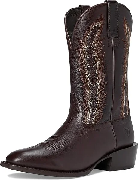 Ariat Willie Western Boots Cowboy Boots Bittersweet Chocolate : 9.5 D - Medium, Leather - Image 5
