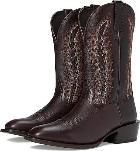 Ariat Willie Western Boots Cowboy Boots Bittersweet Chocolate : 9.5 D - Medium, Leather