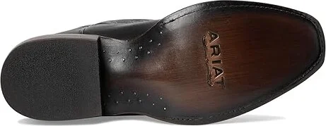 Ariat Willie Western Boots Cowboy Boots Midnight Black : 8.5 EE - Wide, Leather - Image 3