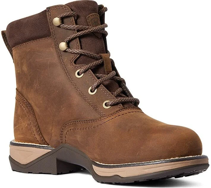 ARIAT Women’s Anthem Round Toe Lacer Waterproof Boot