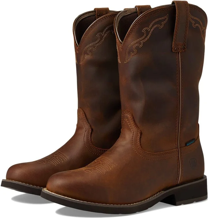 ARIAT Women’s Delilah Round Toe Waterproof Western Boot