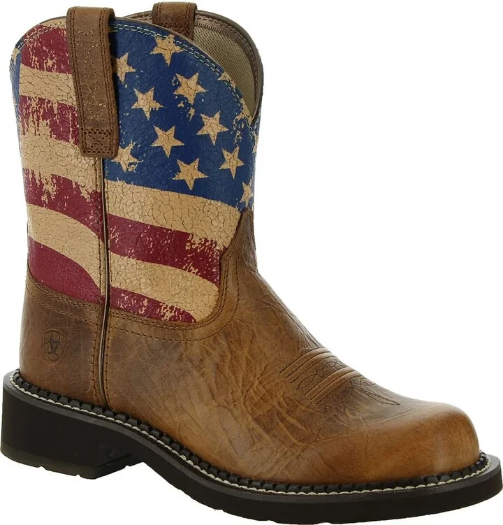 ARIAT Women’s Fatbaby Heritage Patriot Western Boot
