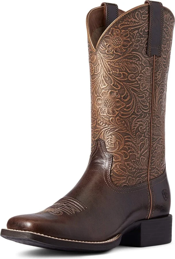 Arizona Brown/Copper Floral Emboss
