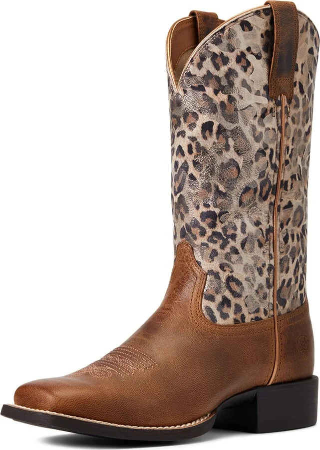 Pearl Brown/Metallic Leopard