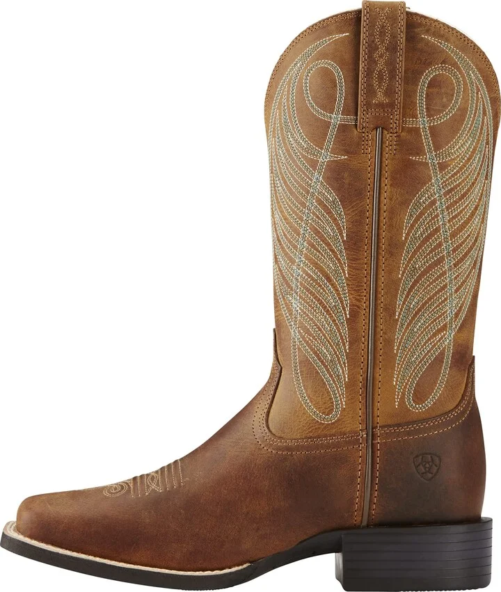 ARIAT Women’s Round Up Wide Square Toe Western Boot