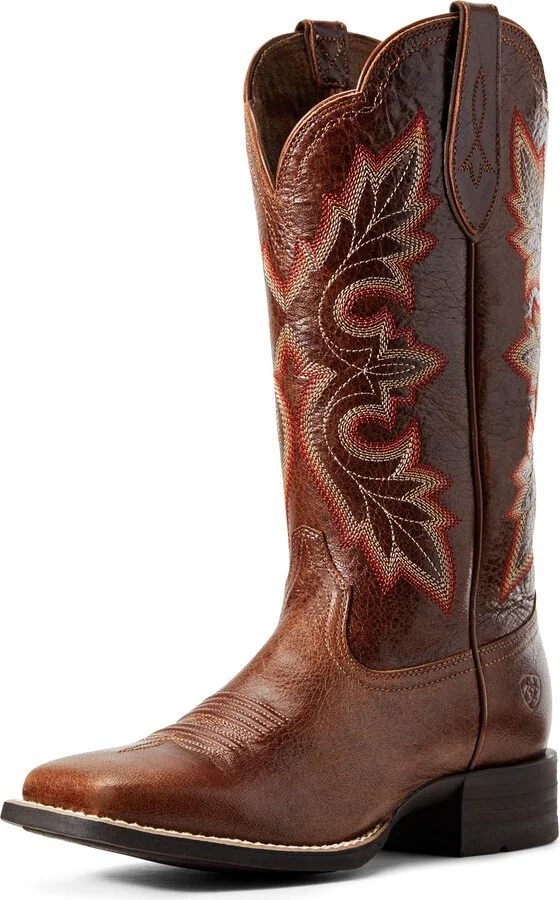 ARIAT Womens Breakout Western Boot Rustic Brown 10