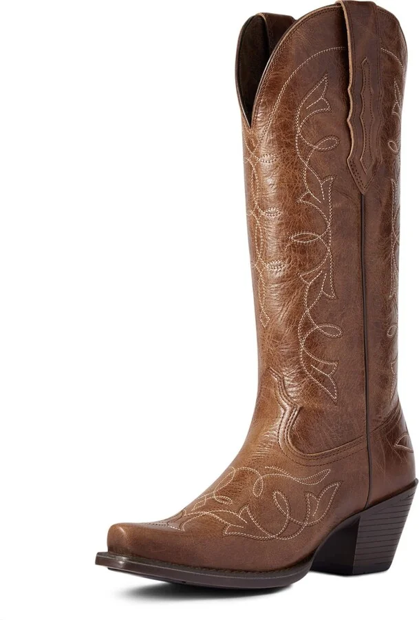 ARIAT Womens Heritage D Toe StretchFit Western Boot Dark Tan 7.5