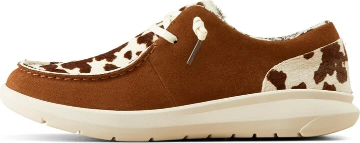 Cow Hair on/Ginger Suede