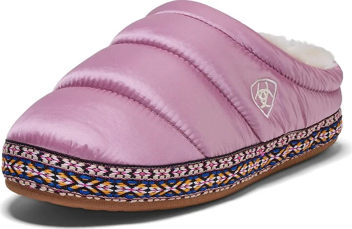 ARIAT Women's Indoor/Outdoor Warm Comfortable Crius Clog Slippers with Sherpa Lining