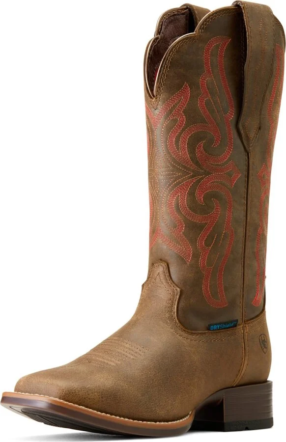ARIAT Women's Primera StretchFit Waterproof Western Boot - Pebble