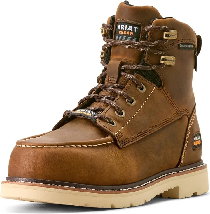 ARIAT Women's Rebar Lift Waterproof Composite Toe Work Boot