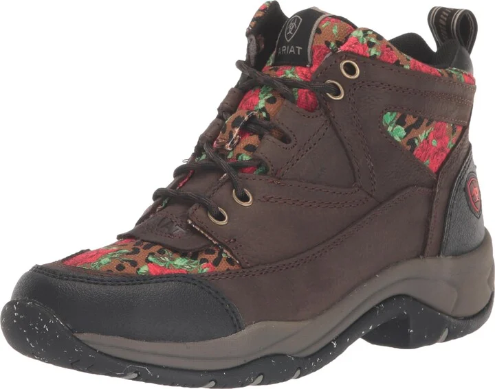 ARIAT Women's Terrain Eco Boot - Java/Leopard Roses
