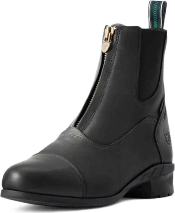 ARIAT Womens Wms Heritage Iv Zip H2o Ins Blk Equestrian Boot