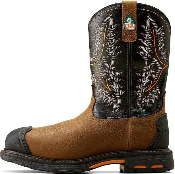 Ariat WorkHog CSA XTR Waterproof Composite Toe Work Boot Cowboy Boots Rye Brown : 8 D - Medium, Leather - Image 6