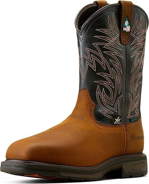 Ariat WorkHog MetGuard CSA Waterproof Composite Toe Work Boot Cowboy Boots Dark Copper : 11 D - Medium, Leather/Rubber - Image 4
