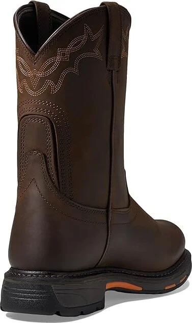 Ariat Workhog Waterproof Men's Shoes Oily Distressed Brown : 7 D - Medium, Leather - Image 4