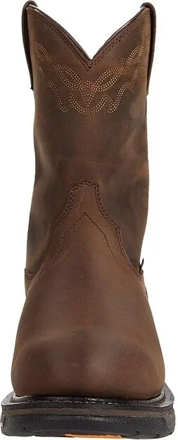 Ariat Workhog Waterproof Men's Shoes Oily Distressed Brown : 7 D - Medium, Leather - Image 5