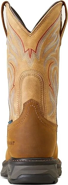Ariat WorkHog XT Waterproof Carbon Toe Work Boots Men's Shoes Distressed Brown : 7 D - Medium, Leather/Synthetic - Image 3