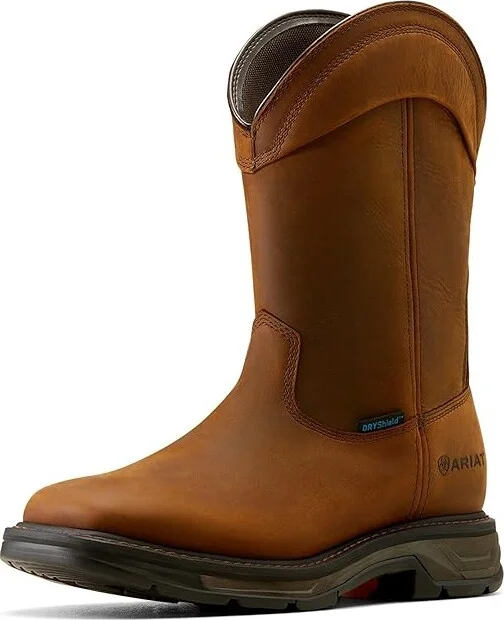 Ariat WorkHog XT Wellington Waterproof Work Boot Cowboy Boots Distressed Brown : 15 EE - Wide, Leather/Rubber - Image 4