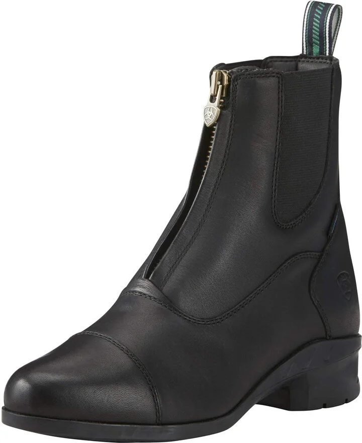 ARIATARIRC Womens Heritage IV Zip Waterproof Paddock Boot Black 5.5