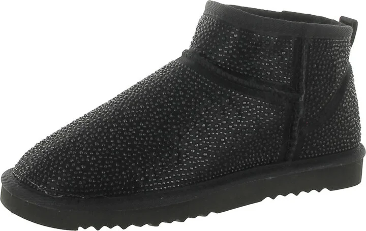 Ariee Womens Faux Fur Ankle Winter & Snow Boots